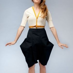 Elmidae Black Designer Skirt Medium